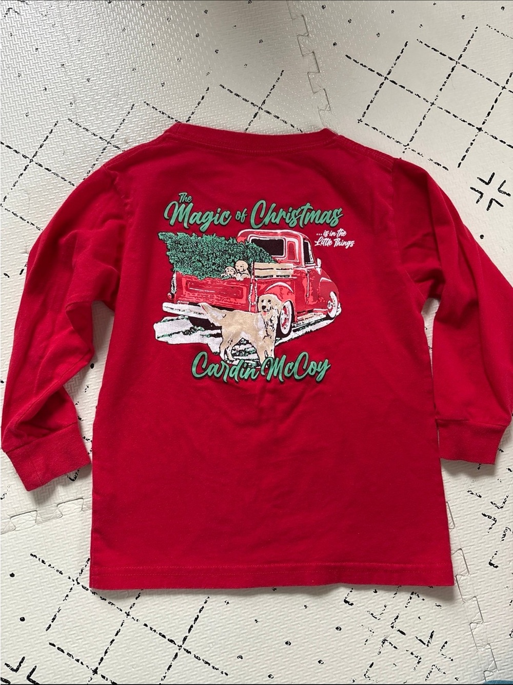Cardin McCoy Christmas shirt